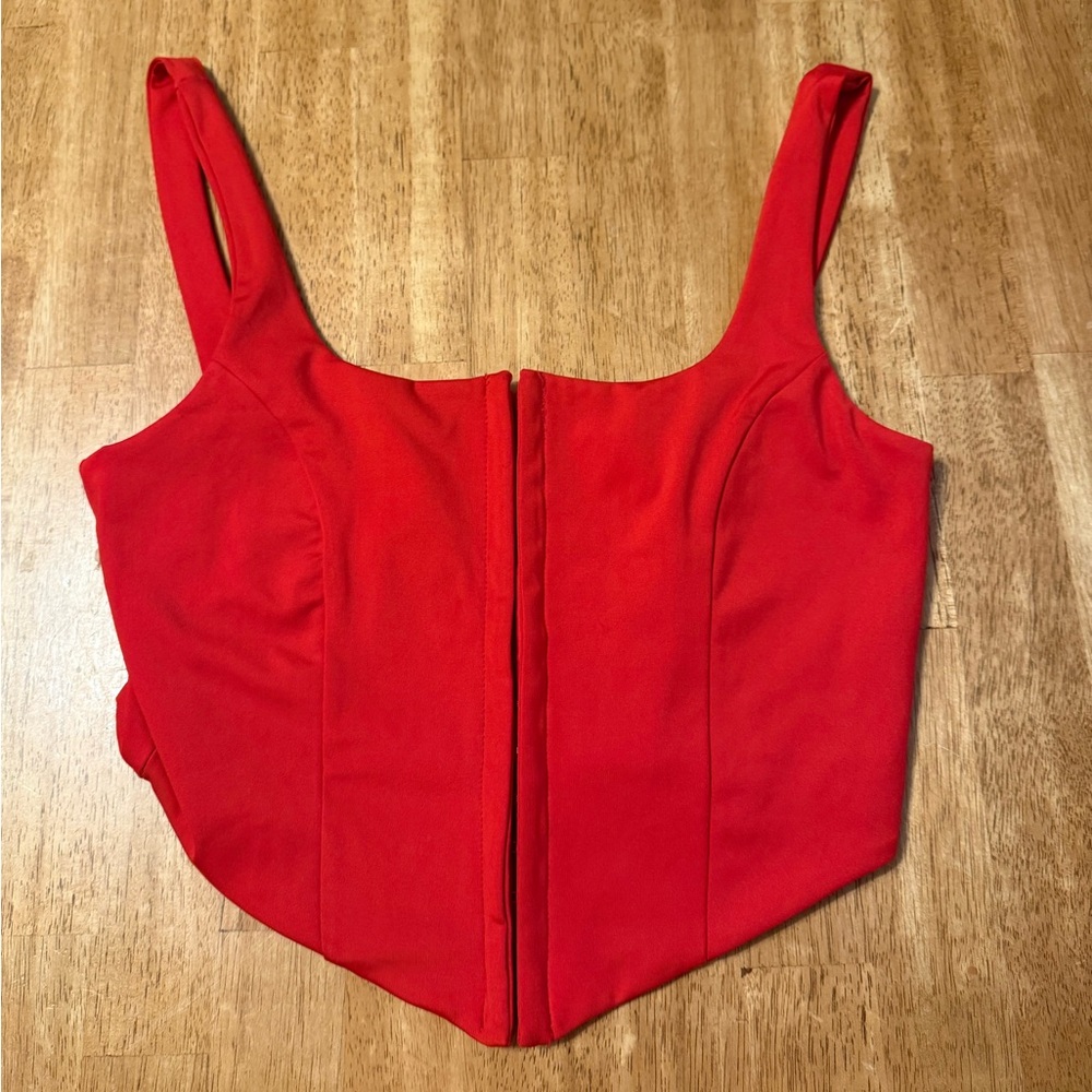 Red Corset Top